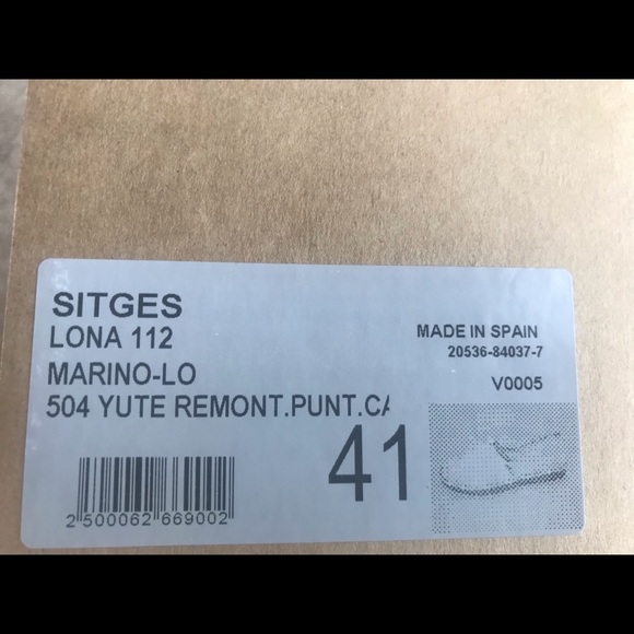 VISCATA SITGES BLUE CANVEAS LONA MARINO-LO 8.5 41 - Picture 2 of 6